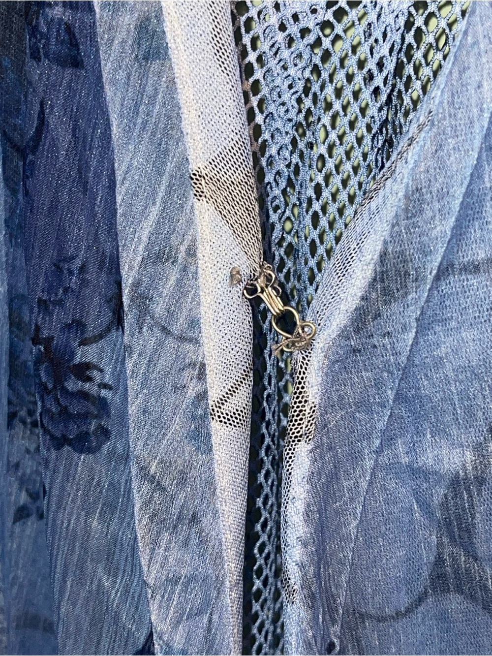 Kamana Kimono Ethereal blue Dreamscape cardigan. Size medium GUC - Picture 7 of 9